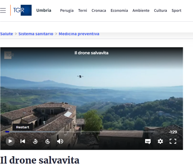 Il-drone-salvavita RAI